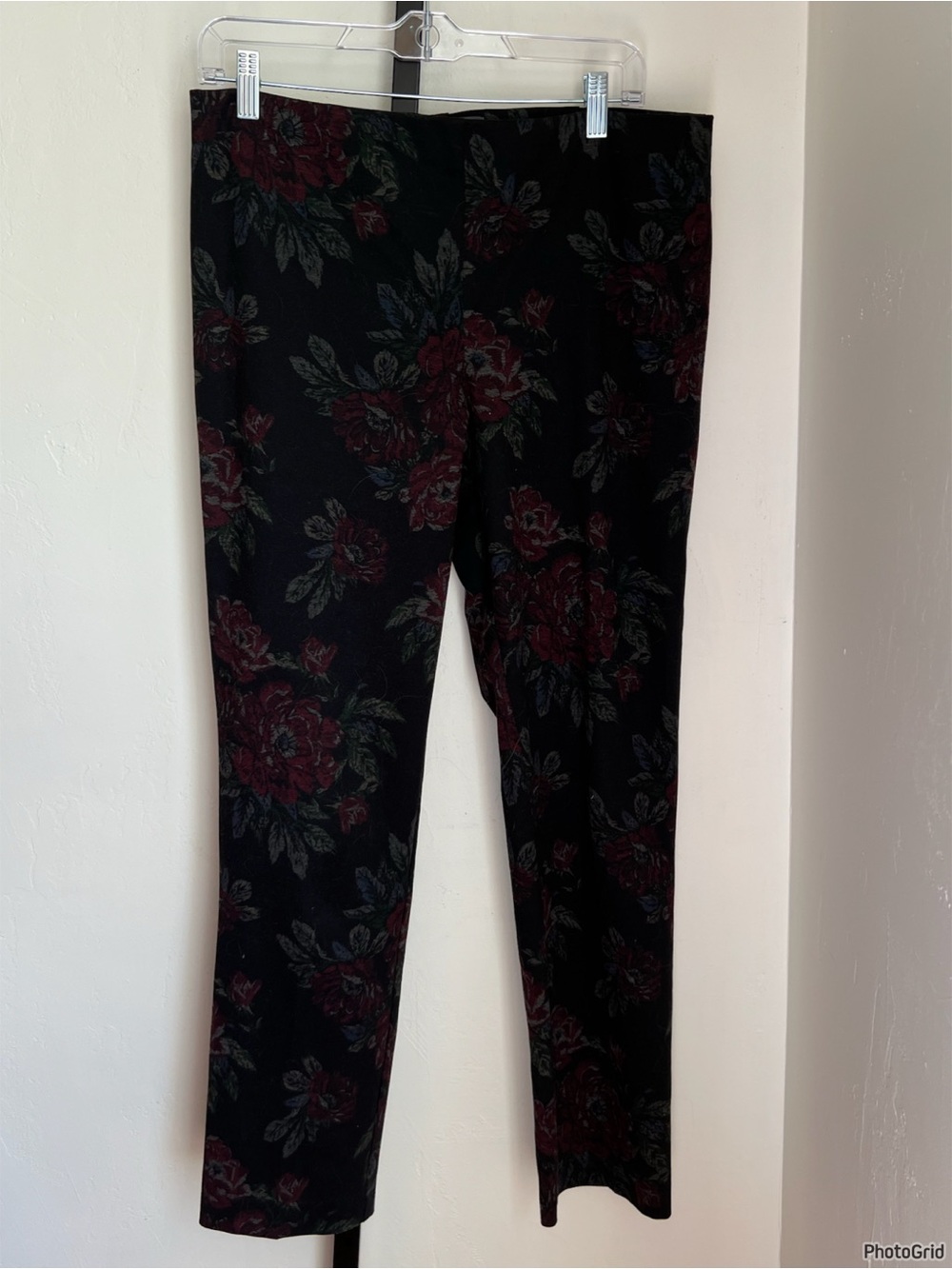 Elliot Lauren Black Floral Pants Size 12
